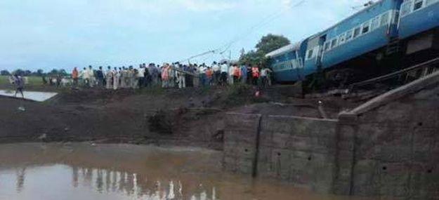 Exclusive Photos: Two Trains express fell into the Machak river