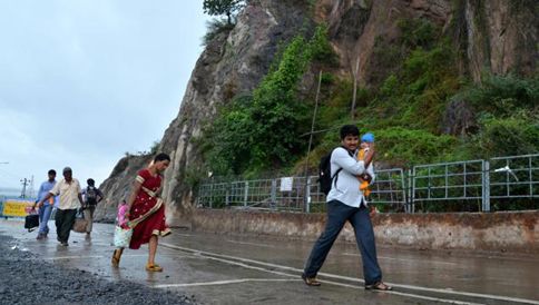 Unseen Floods At Tirumala Temple