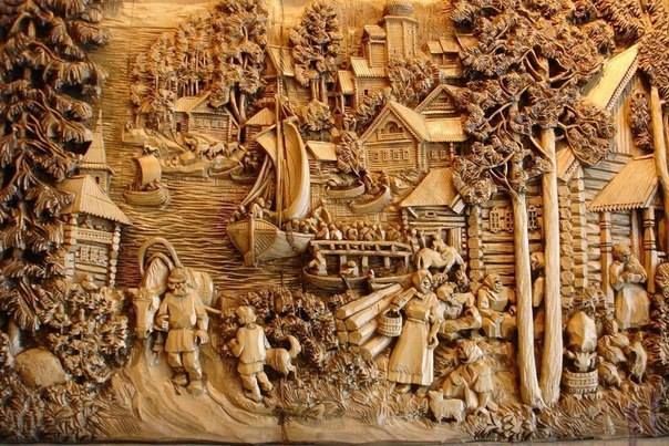 Unseened wood art images