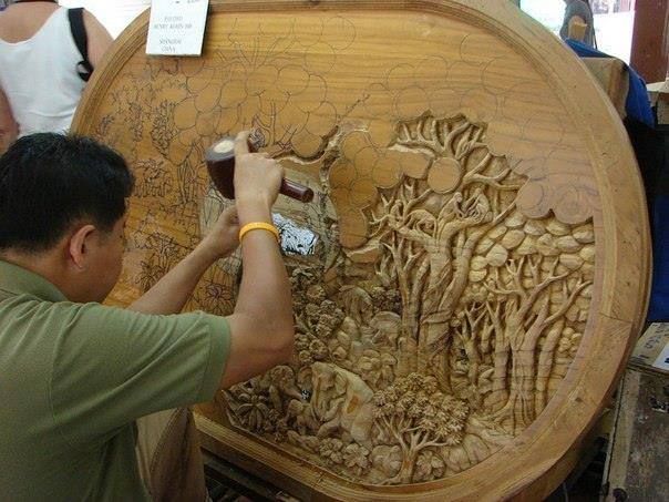 Unseened wood art images