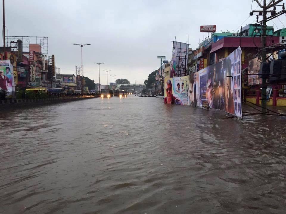 Various flood affected places in Chennai