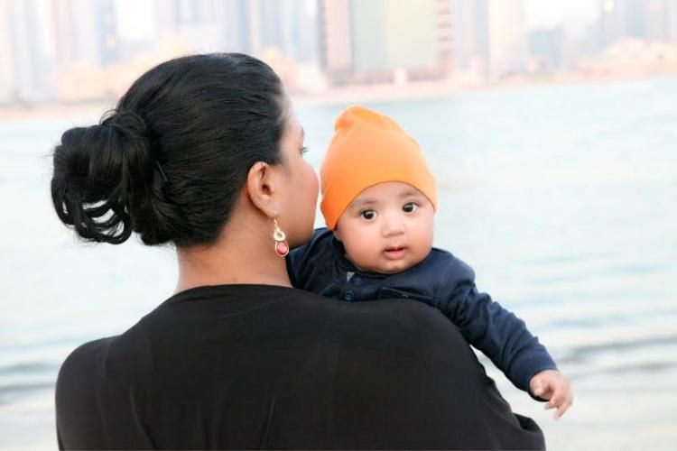 Veena Malik and baby Abram Khan Cute Pics