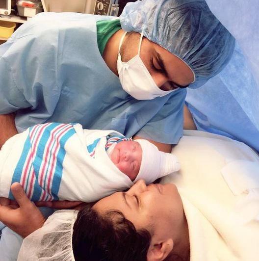 Veena Malik Gaves Birth a Beautiful Baby Girl Photos