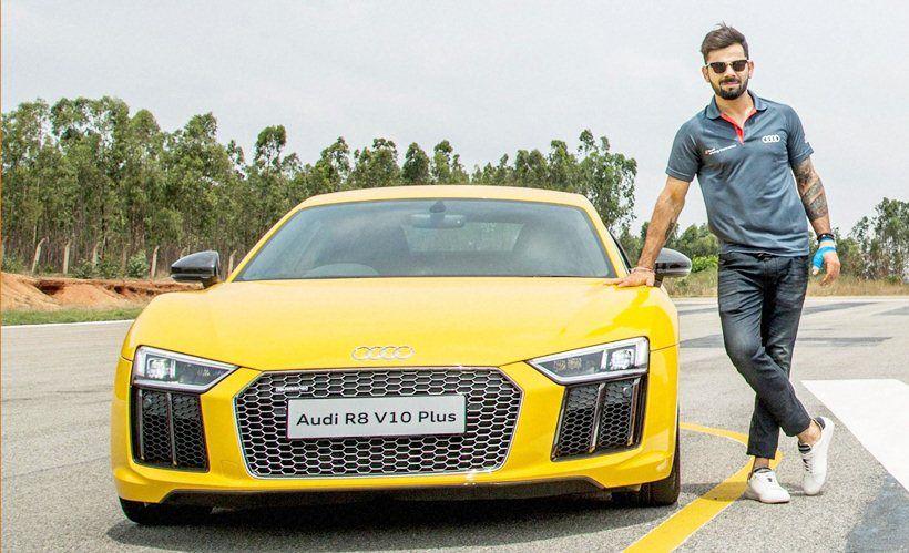 Virat Kohli launches Audi R8 V10 Plus Photos