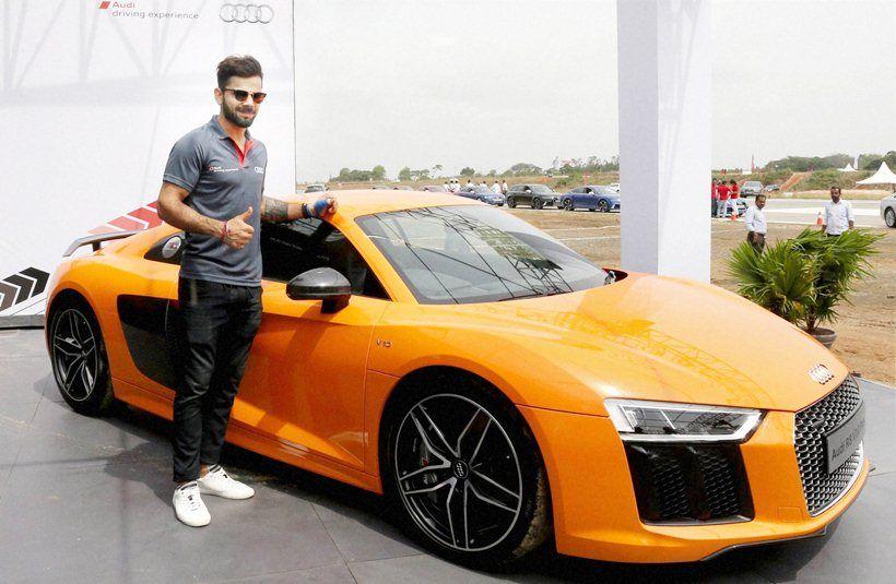 Virat Kohli launches Audi R8 V10 Plus Photos