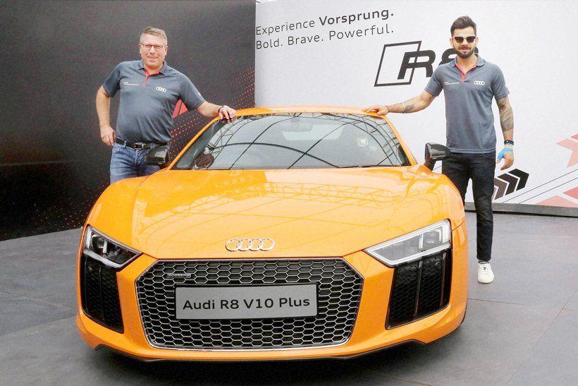 Virat Kohli launches Audi R8 V10 Plus Photos