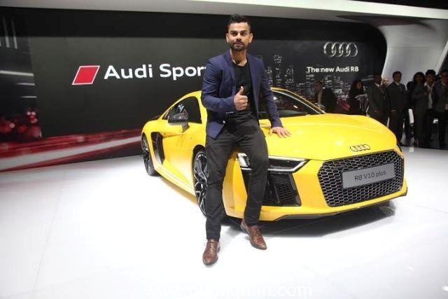 Virat Kohli launches Audi R8 V10 Plus Photos