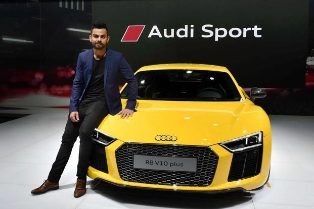 Virat Kohli launches Audi R8 V10 Plus Photos