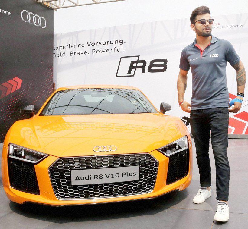 Virat Kohli launches Audi R8 V10 Plus Photos