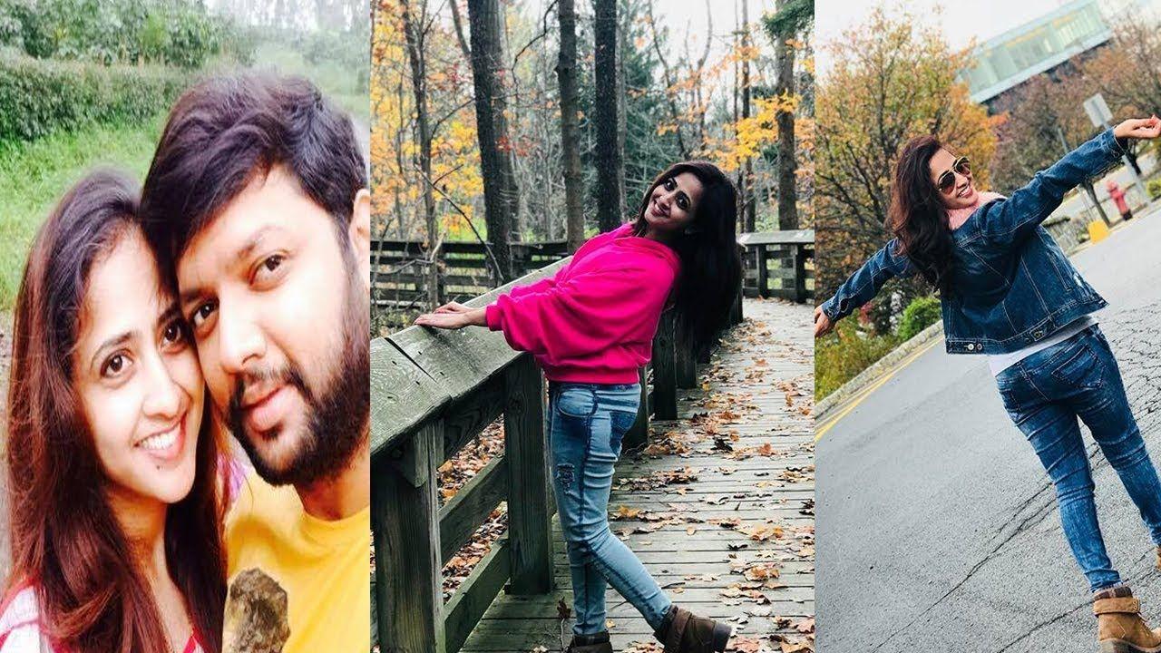 Anchor Lasya With Husband Manjunath Latest Family Unseen Photos