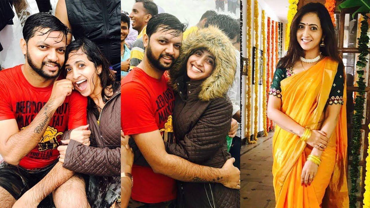 Anchor Lasya With Husband Manjunath Latest Family Unseen Photos