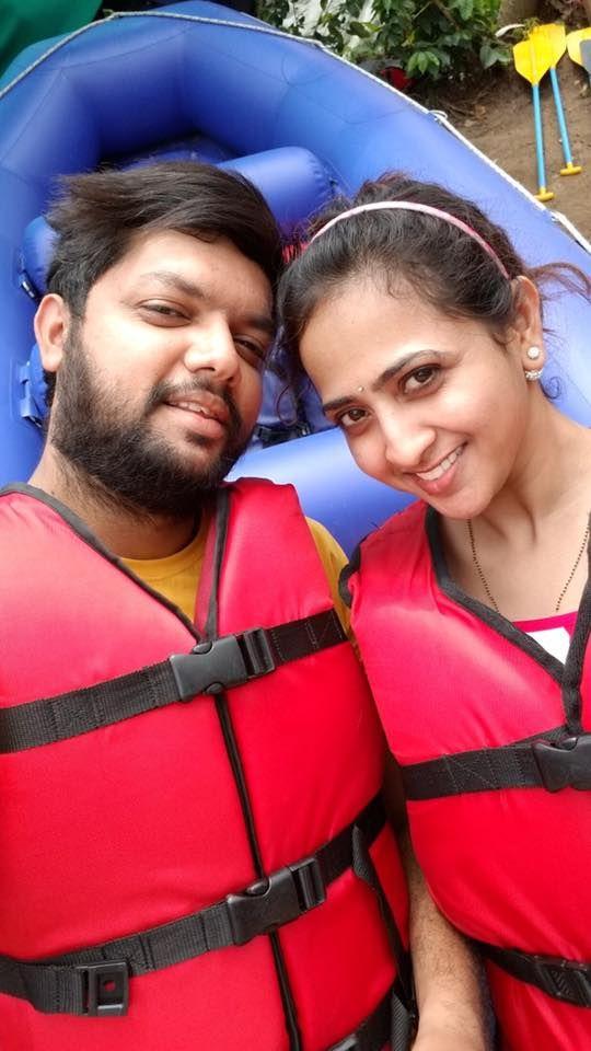 Anchor Lasya With Husband Manjunath Latest Family Unseen Photos