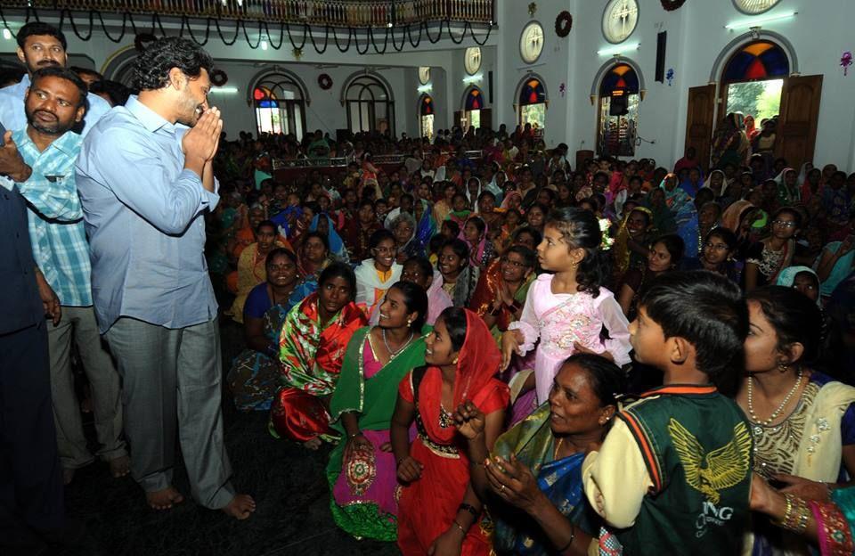 Y S Jagan Christmas Celebrations Photos