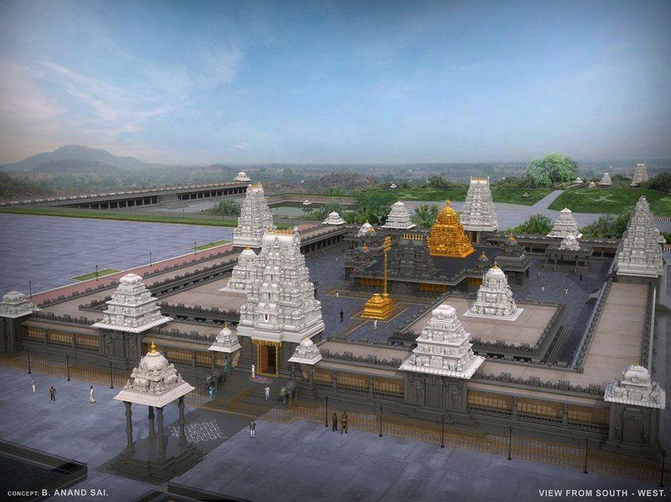 Yadadri Temple Master plan Photos