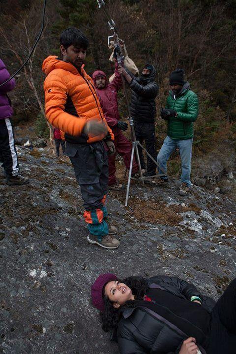 Yevade Subramayam Working Stills