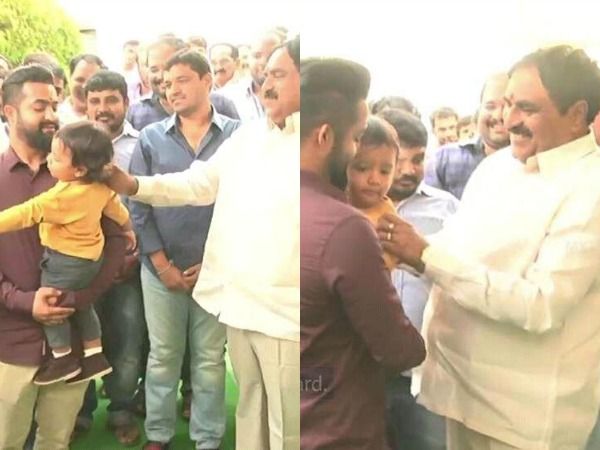 Jr NTR Fun with his Son Latest Photos