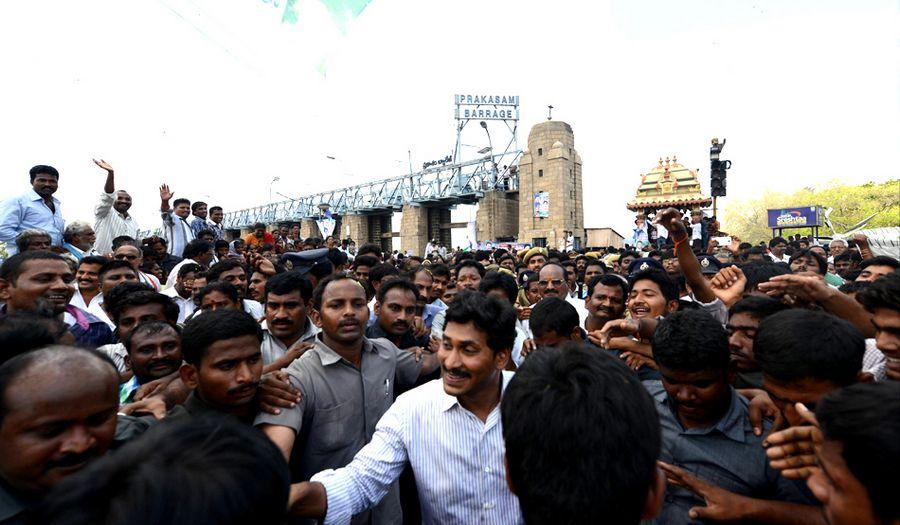 YS Jagan Bus Yatra Photos