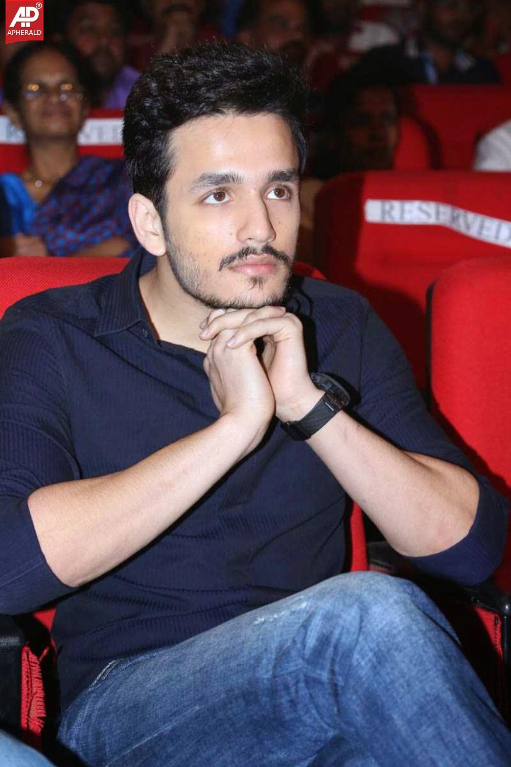 Akhil at Manam 100 Days Function