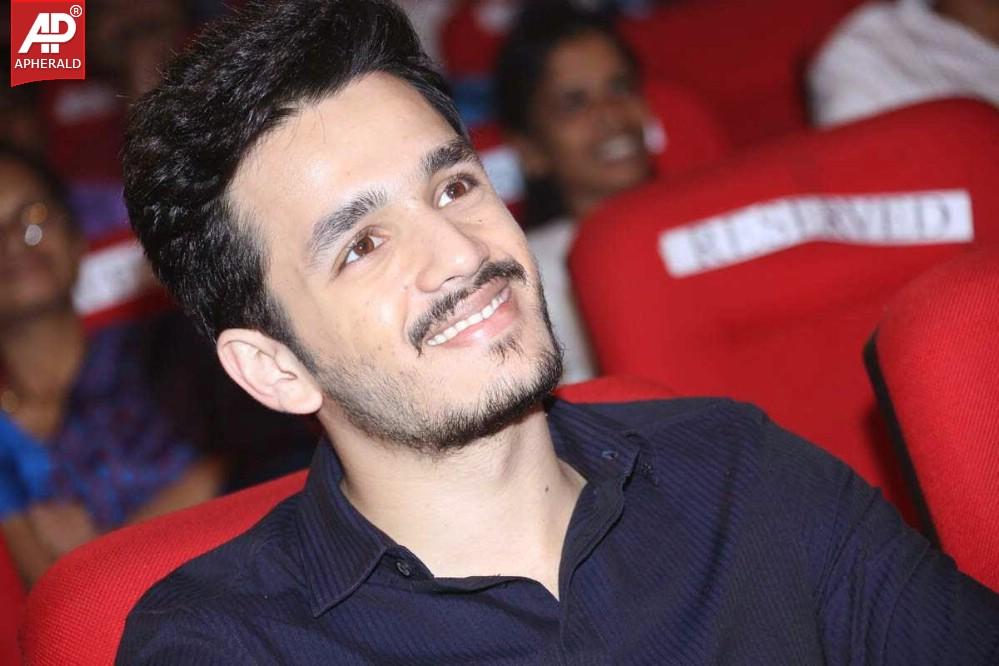 Akhil at Manam 100 Days Function