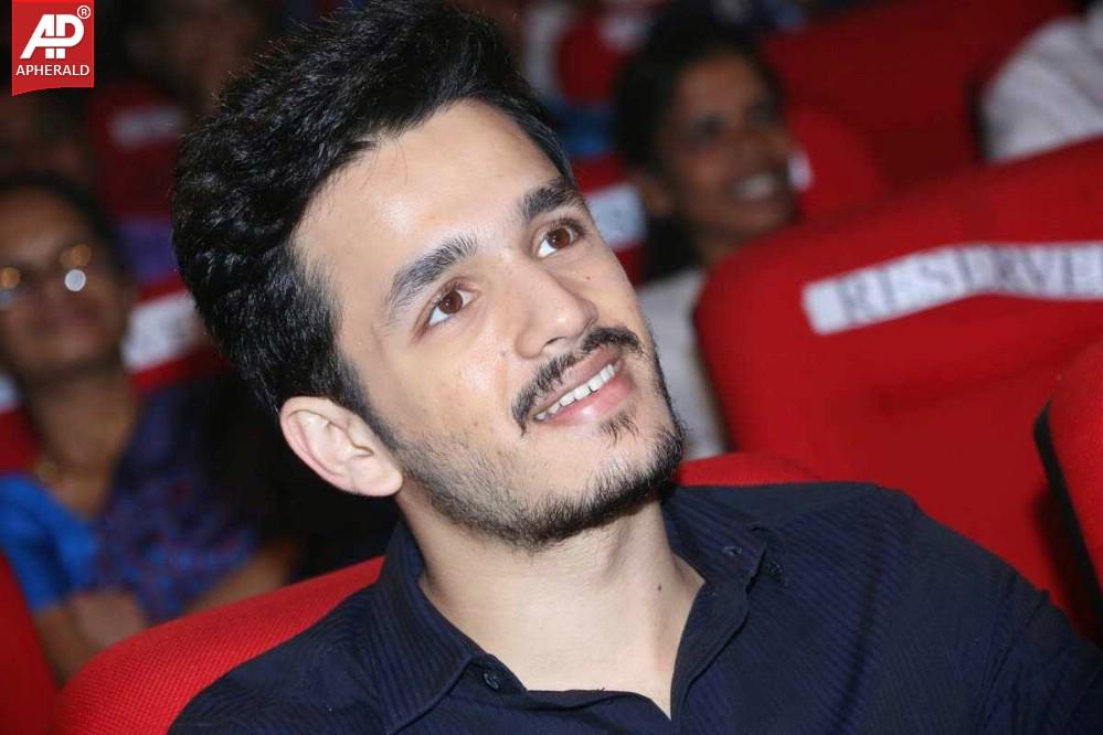 Akhil at Manam 100 Days Function