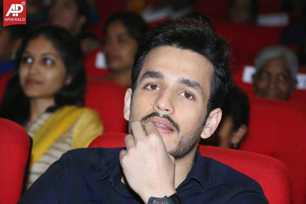 Akhil at Manam 100 Days Function