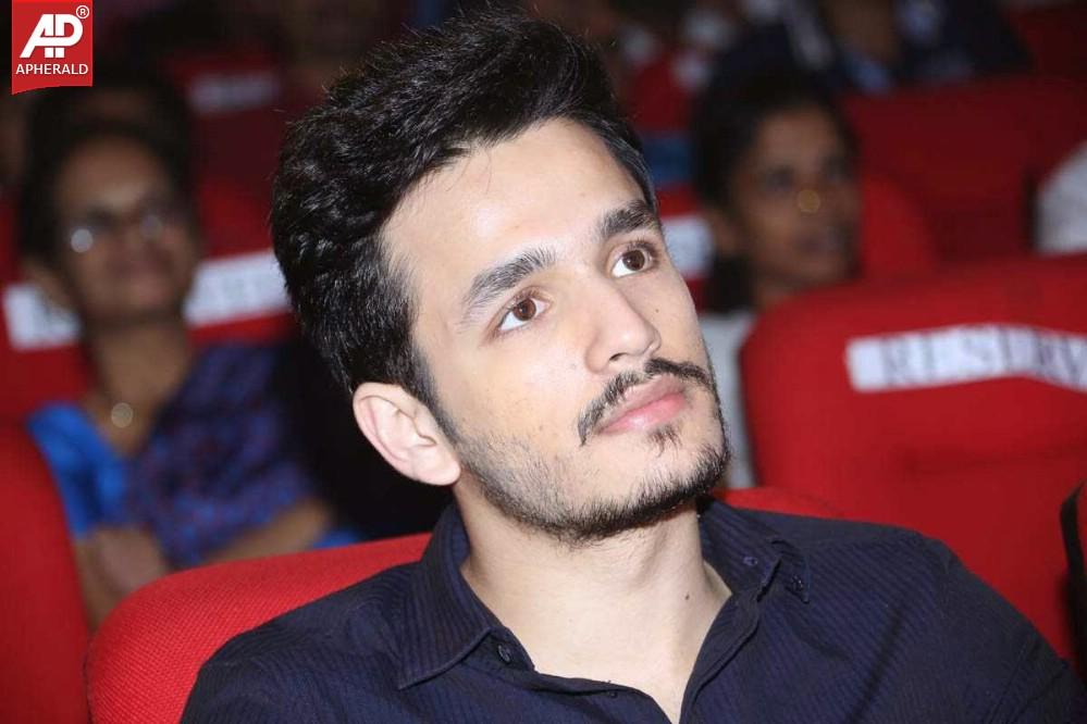 Akhil at Manam 100 Days Function