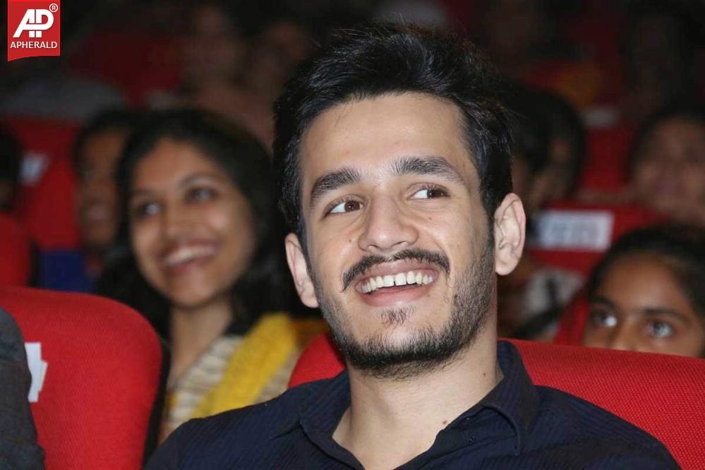 Akhil at Manam 100 Days Function