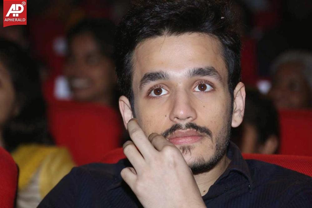 Akhil at Manam 100 Days Function