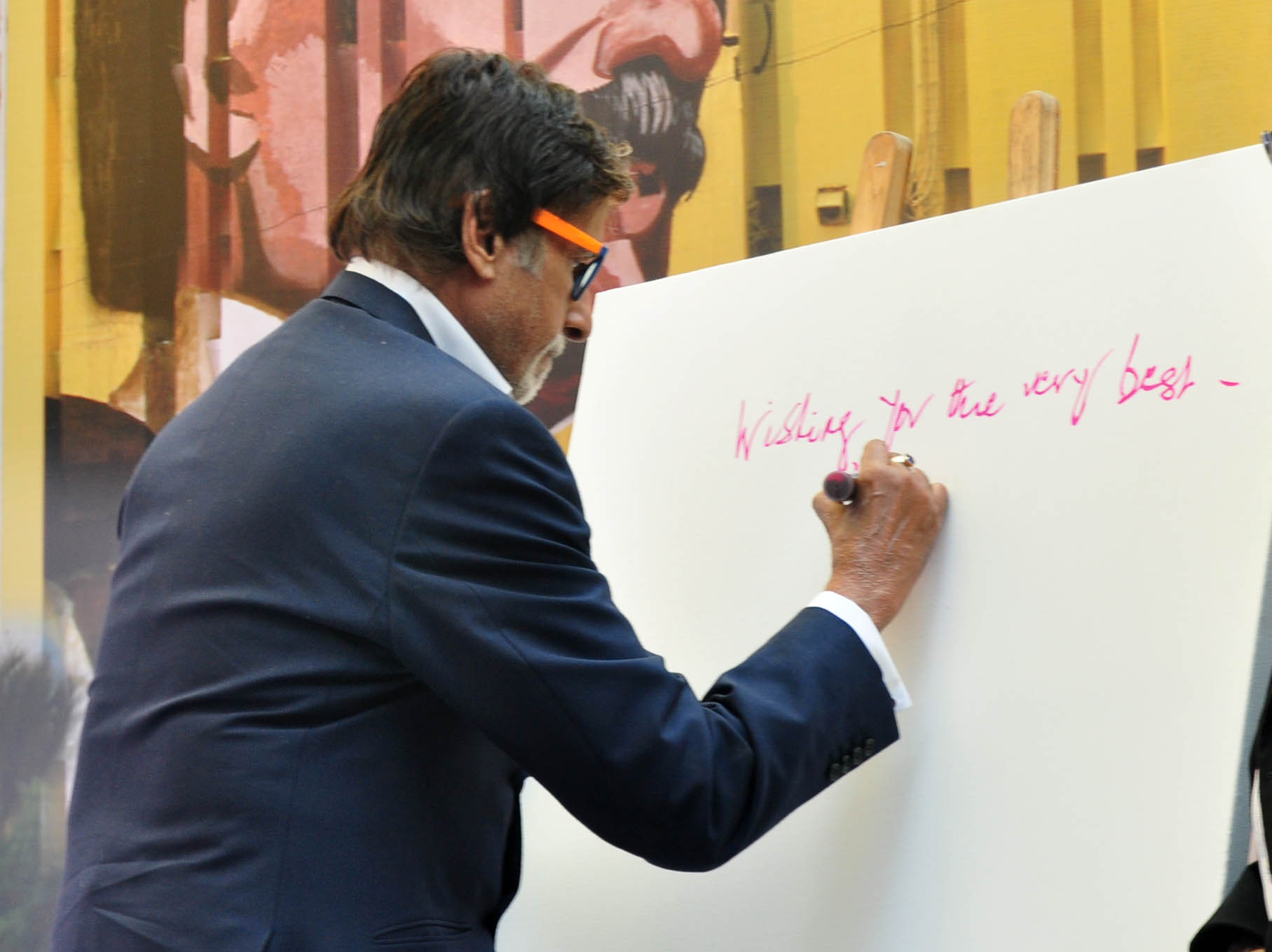 Amitabh Bachchan at Dada Saheb Phalke Mural Launch