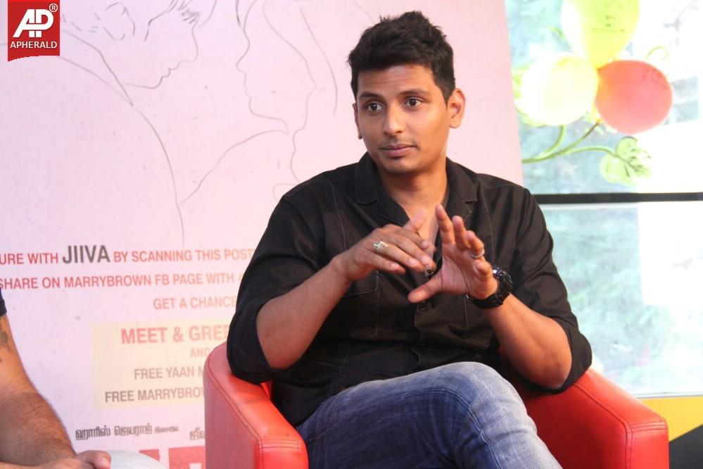 Hangout with Jiiva at Marrybrown Stills