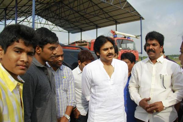 Pawan Kalyan at Vizag Airpot