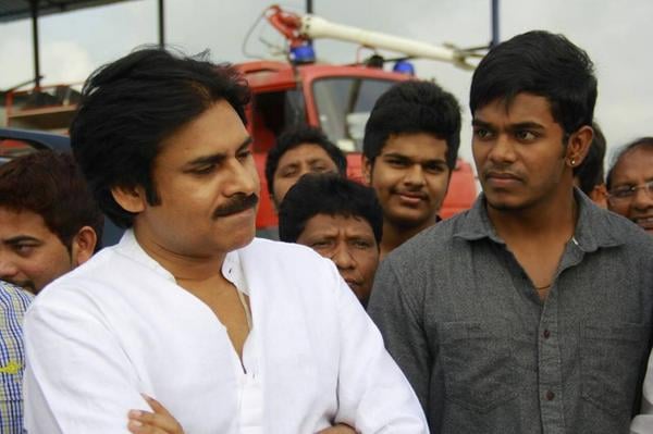 Pawan Kalyan at Vizag Airpot