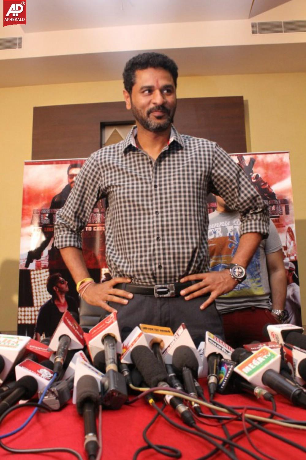 Prabhudeva Latest Pressmeet Stills