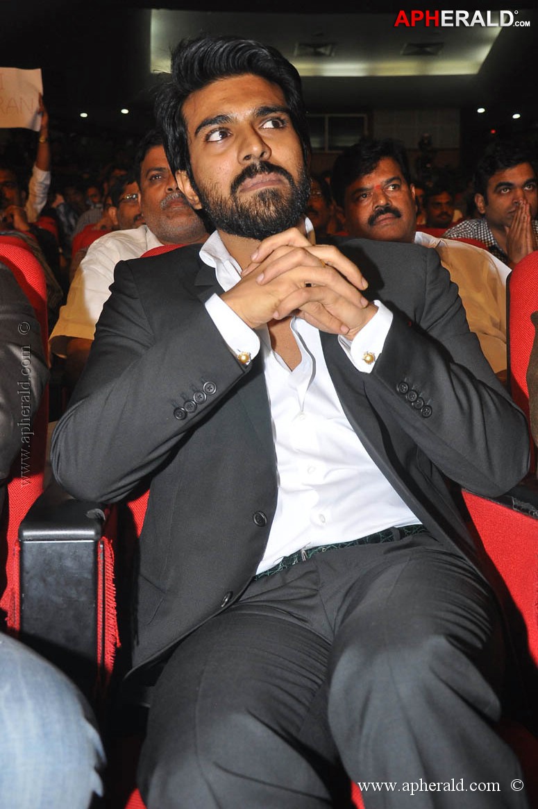 Ram Charan in Thoofan Audio Launch