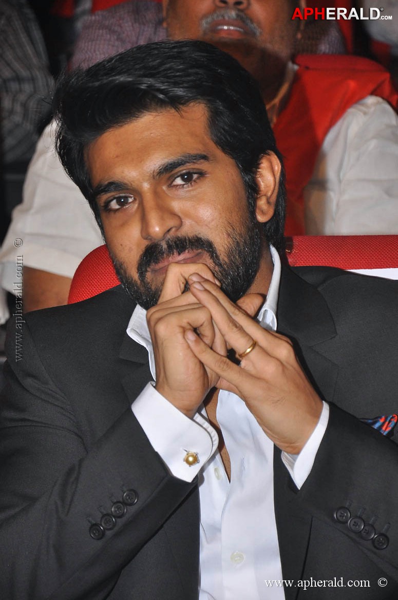 Ram Charan in Thoofan Audio Launch