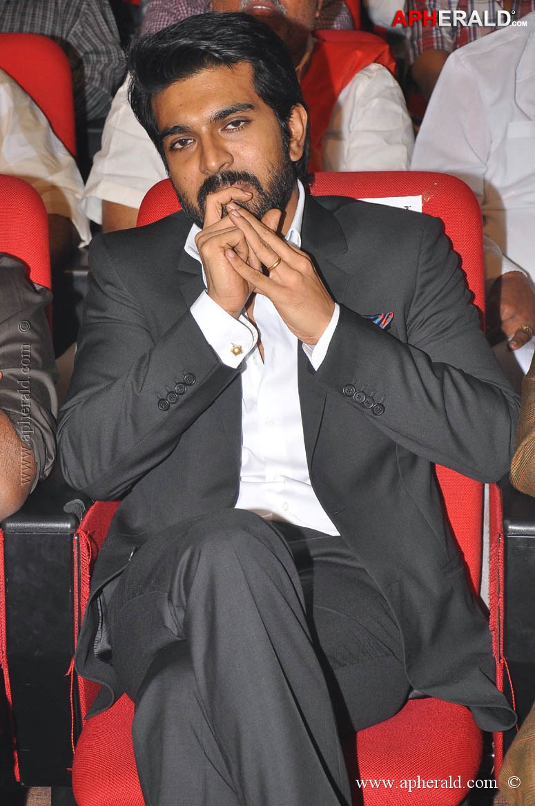 Ram Charan in Thoofan Audio Launch