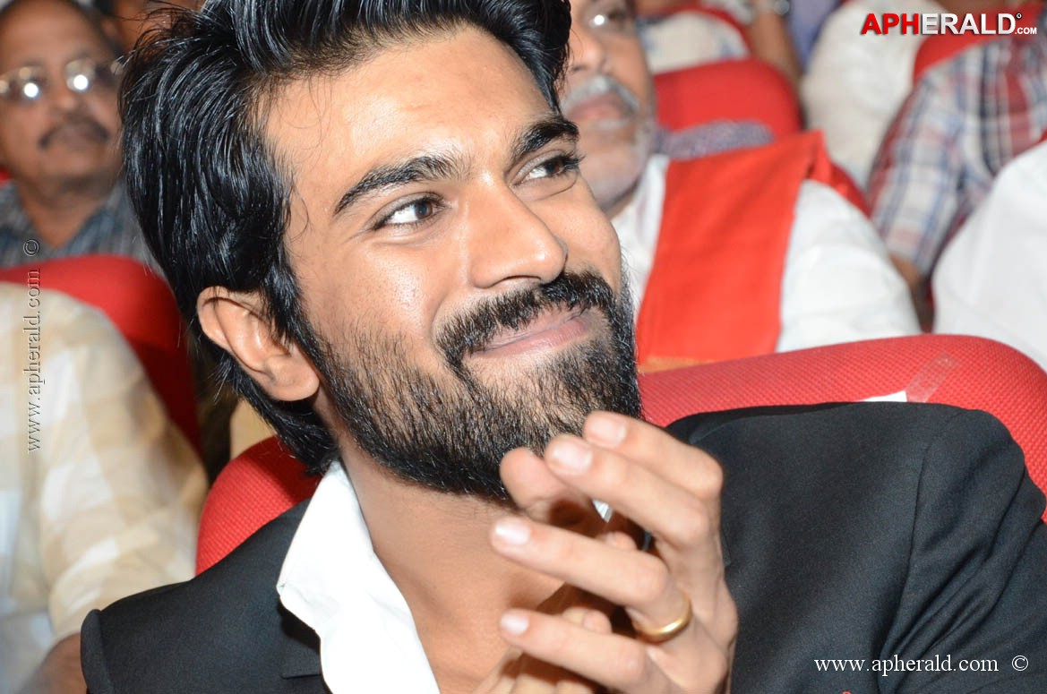 Ram Charan in Thoofan Audio Launch