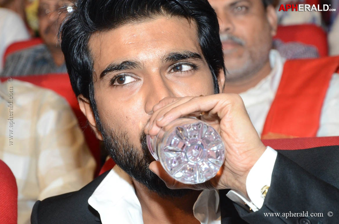 Ram Charan in Thoofan Audio Launch