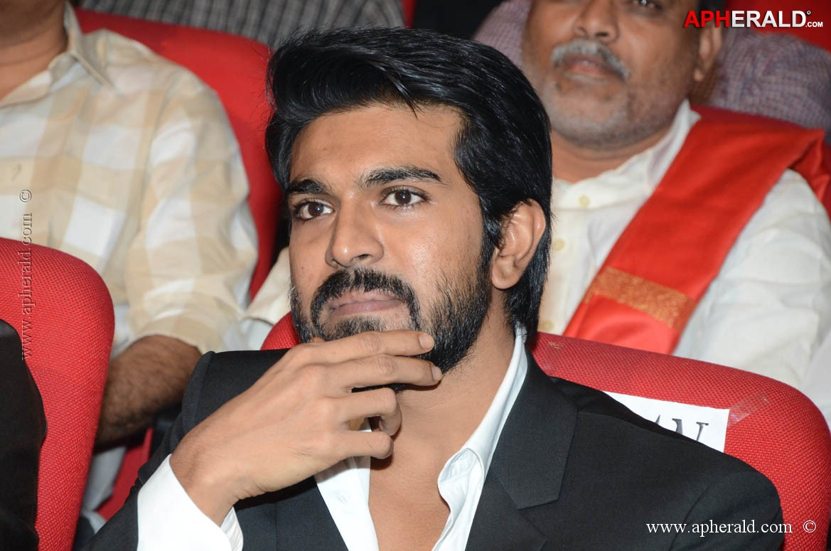 Ram Charan in Thoofan Audio Launch