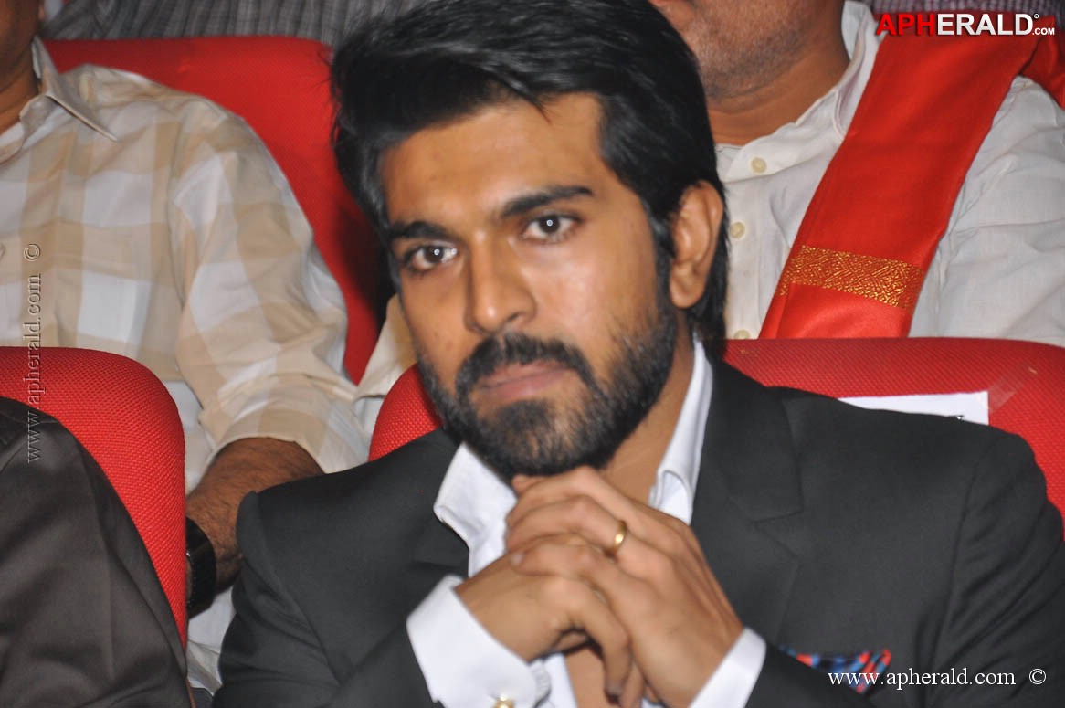 Ram Charan in Thoofan Audio Launch