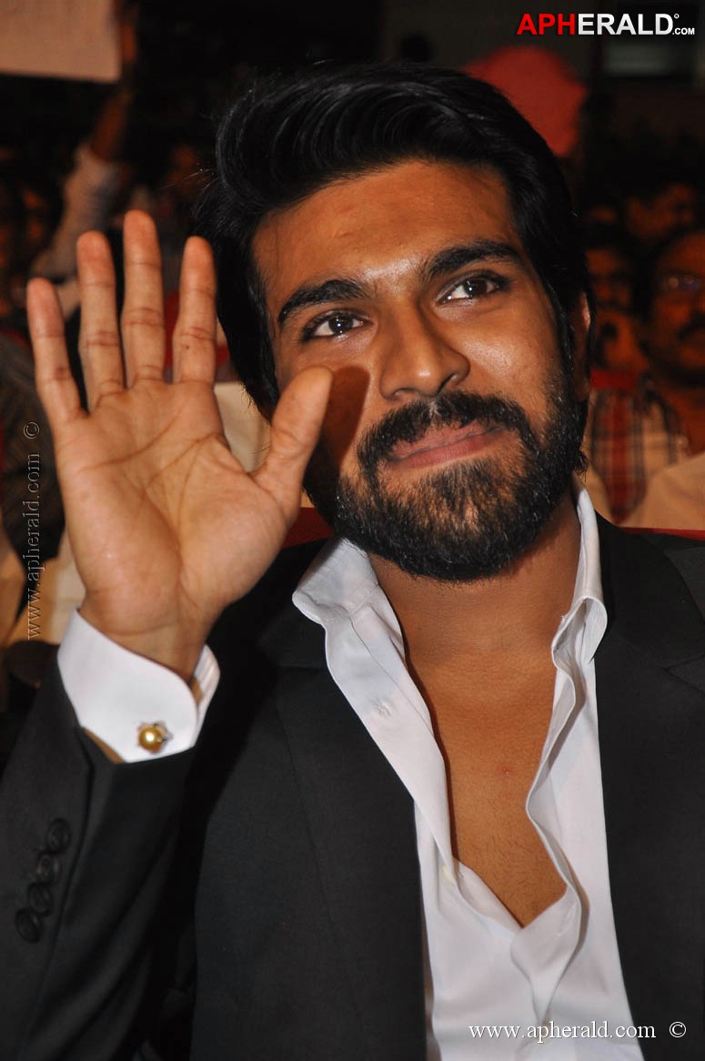 Ram Charan in Thoofan Audio Launch