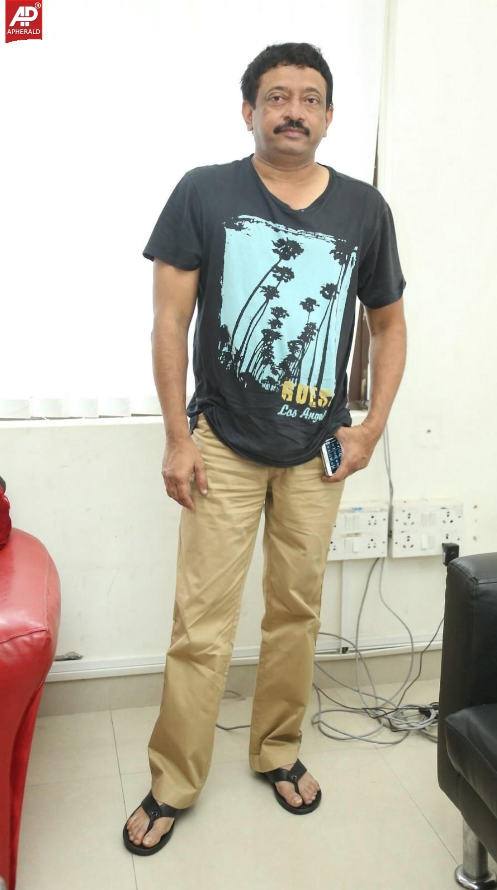 RGV Anukshanam Interview Stills