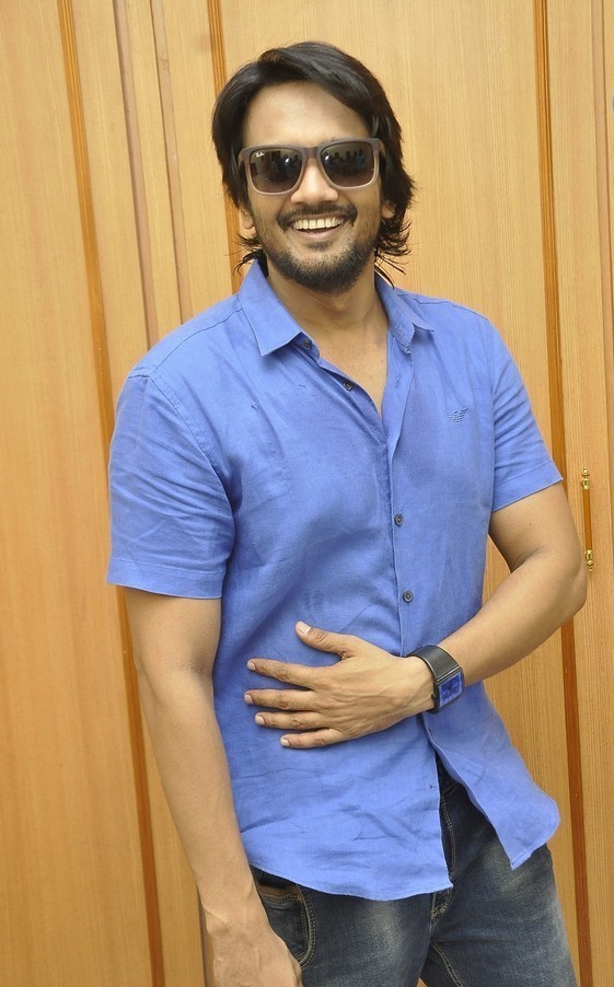 Sairam Shankar at Jagadhambha Movie Launch