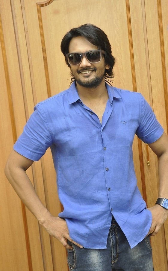 Sairam Shankar at Jagadhambha Movie Launch