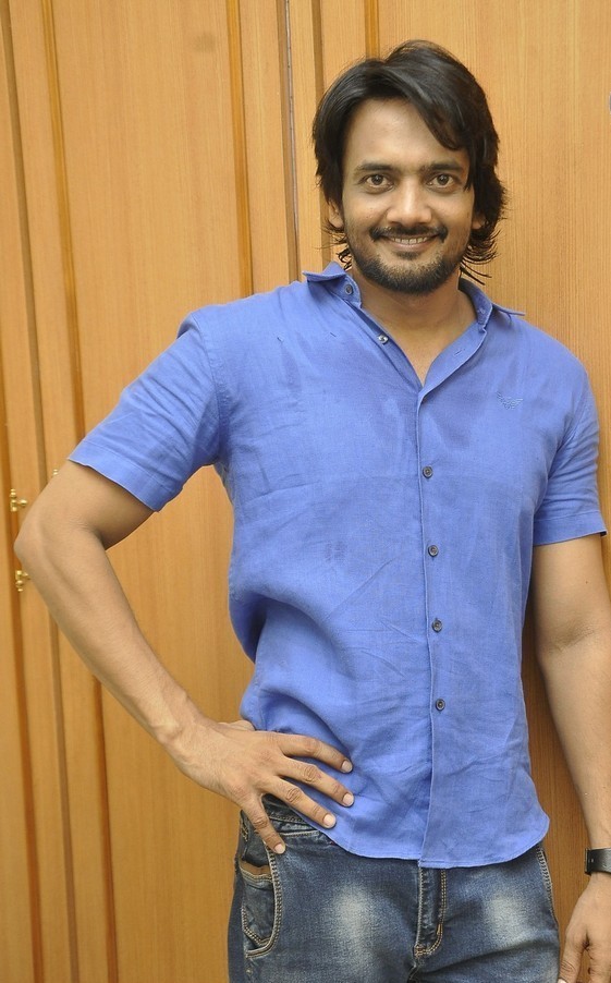 Sairam Shankar at Jagadhambha Movie Launch