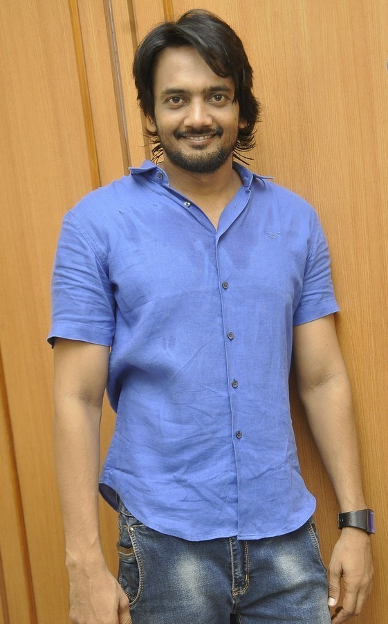 Sairam Shankar at Jagadhambha Movie Launch