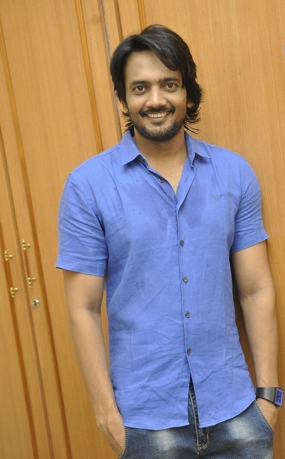 Sairam Shankar at Jagadhambha Movie Launch