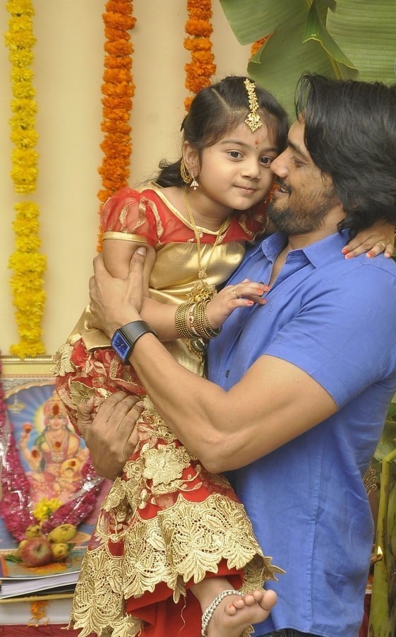 Sairam Shankar at Jagadhambha Movie Launch