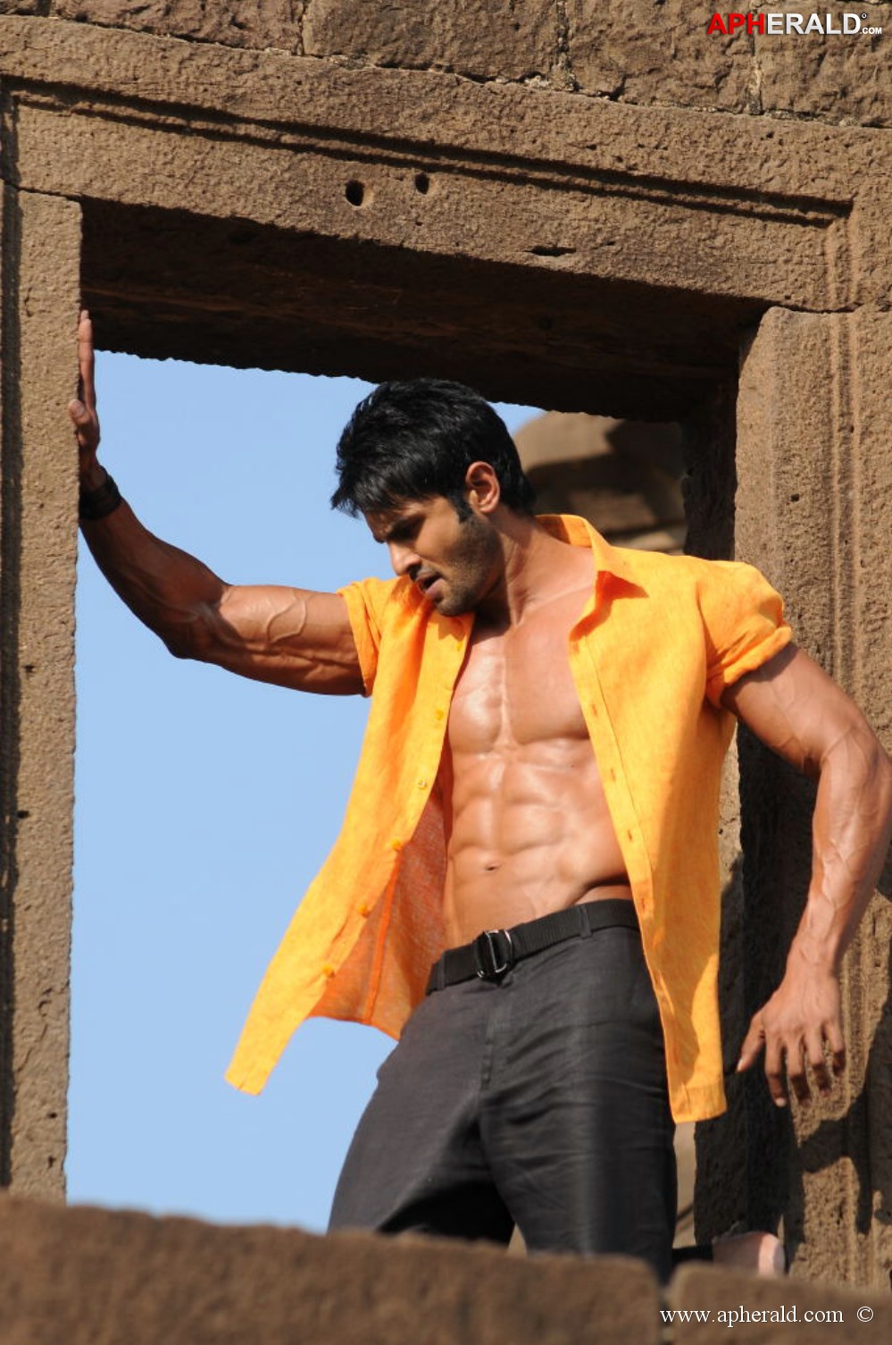 Sudheer Babu Six Pack Stills