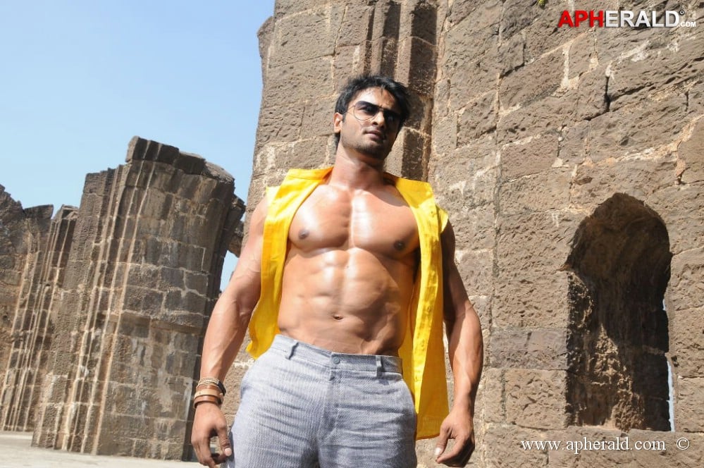 Sudheer Babu Six Pack Stills
